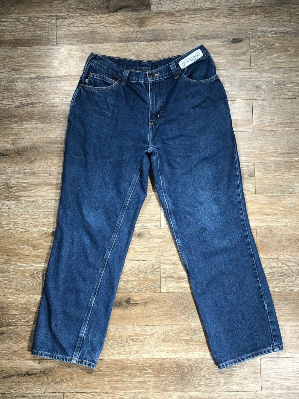 Carhartt FR Tag 34x32 Flame Resistant Men’s Blue Denim Jeans 280-83 Actual 32x28